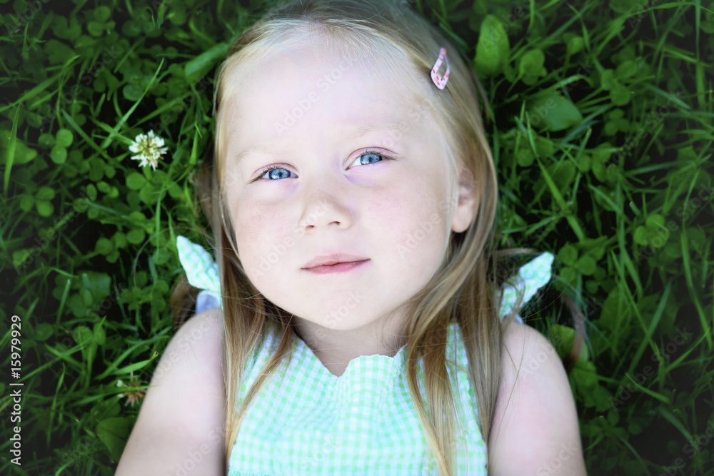 Portrait of thoughtful little girl. Portrait of thoughtful little girl.