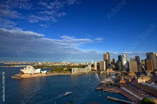 City Skyline at Circular Quay, Sydney, Australia © weikeong