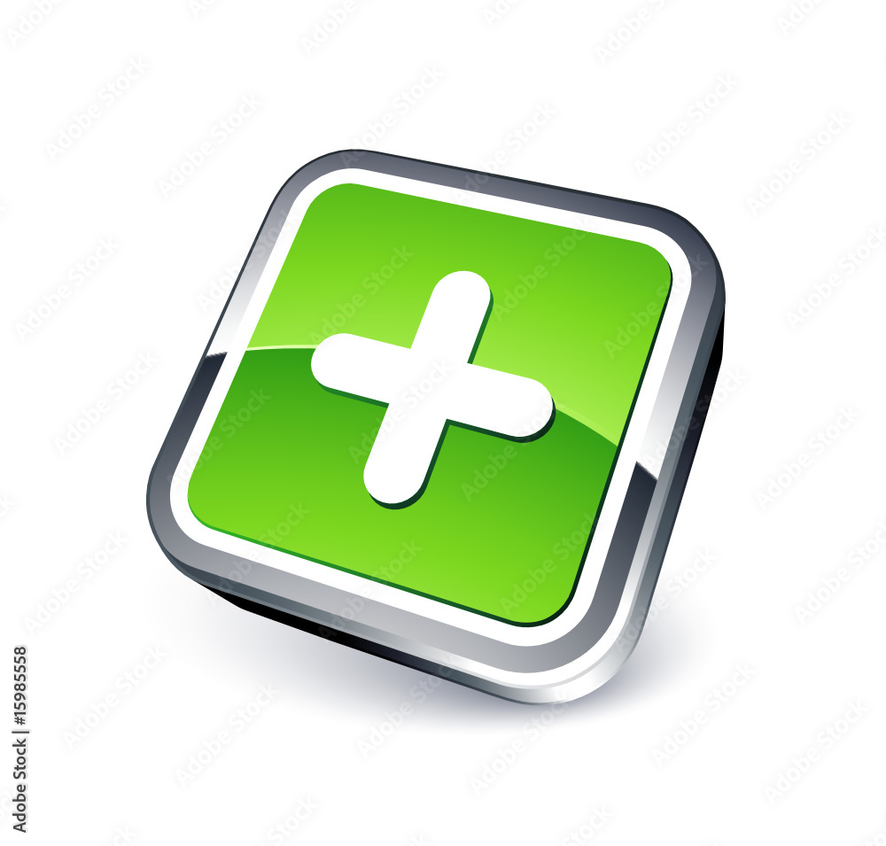 Obraz premium icône +, ajout