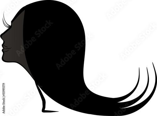 black hair