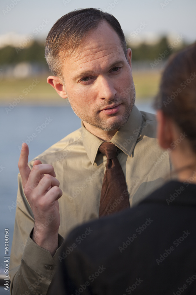 Fotografie discussion on the street