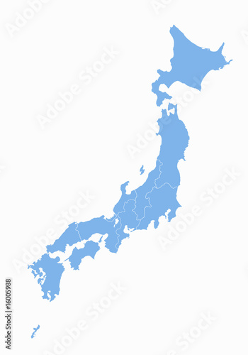日本列島エリアマップ