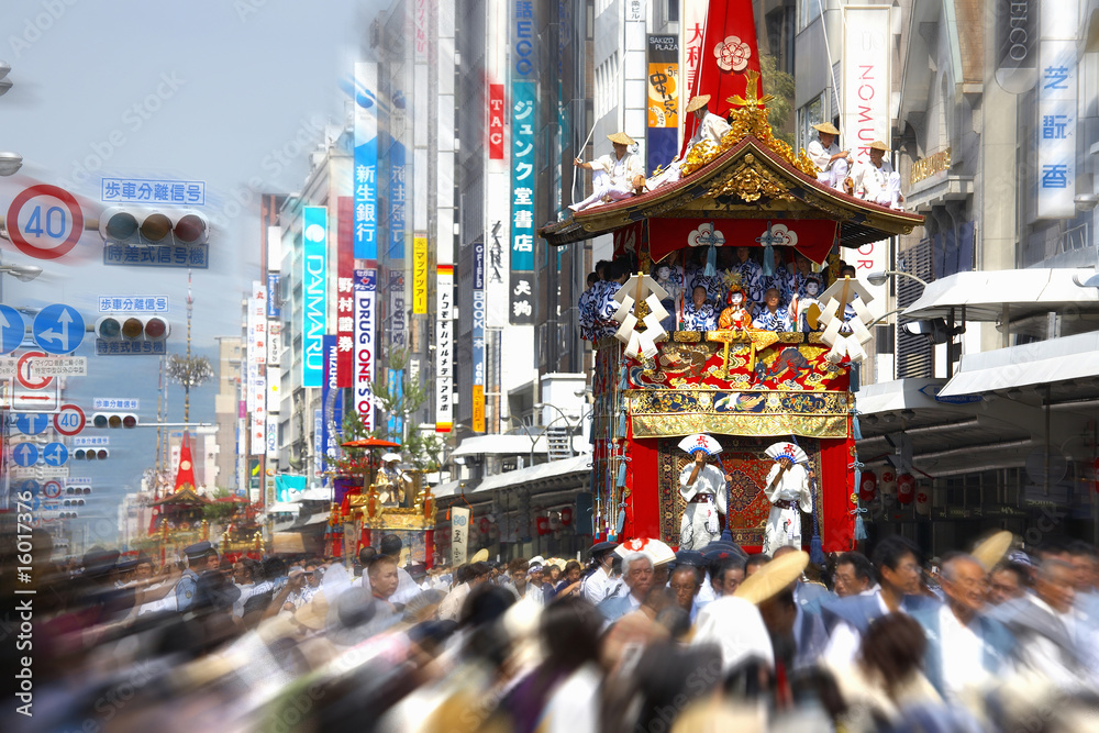 Fototapeta premium 祇園祭、山鉾巡行
