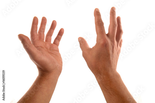expression des deux mains