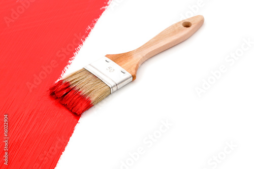 Peinture rouge