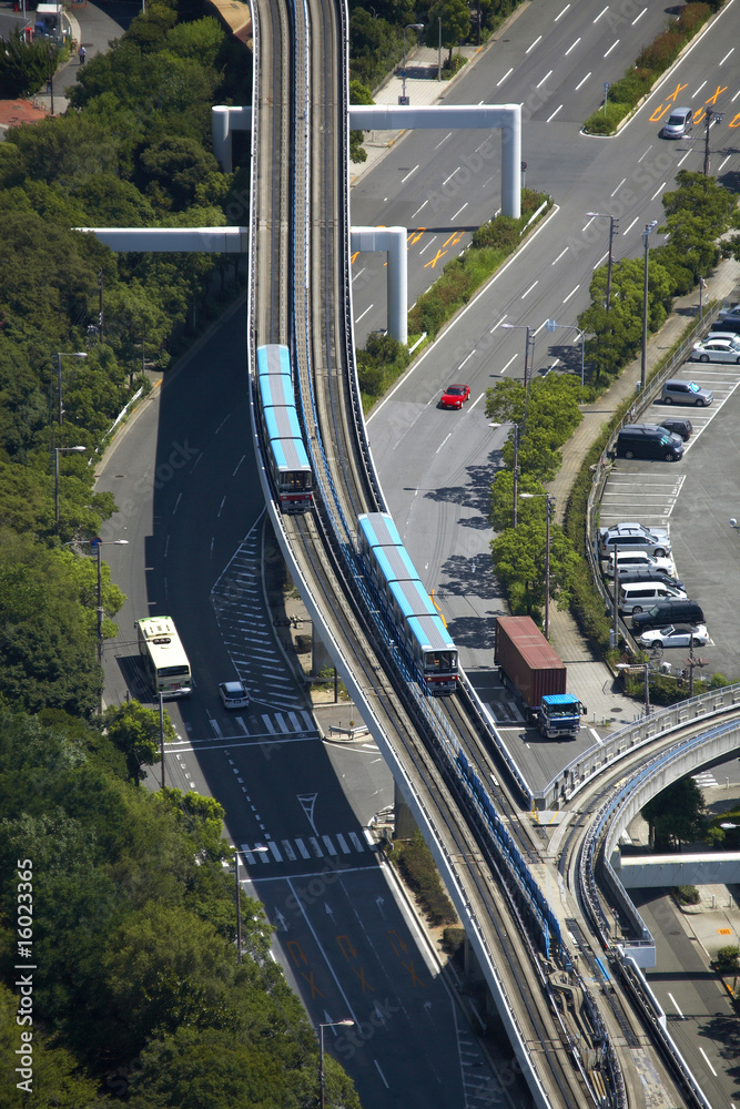 Fototapeta premium 大阪南港ニュートラム
