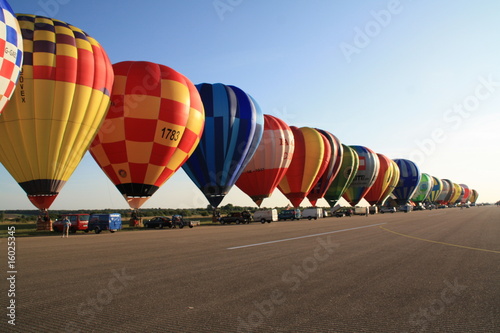 Ballons vor dem Start photo