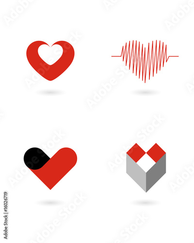 vector hearts 1