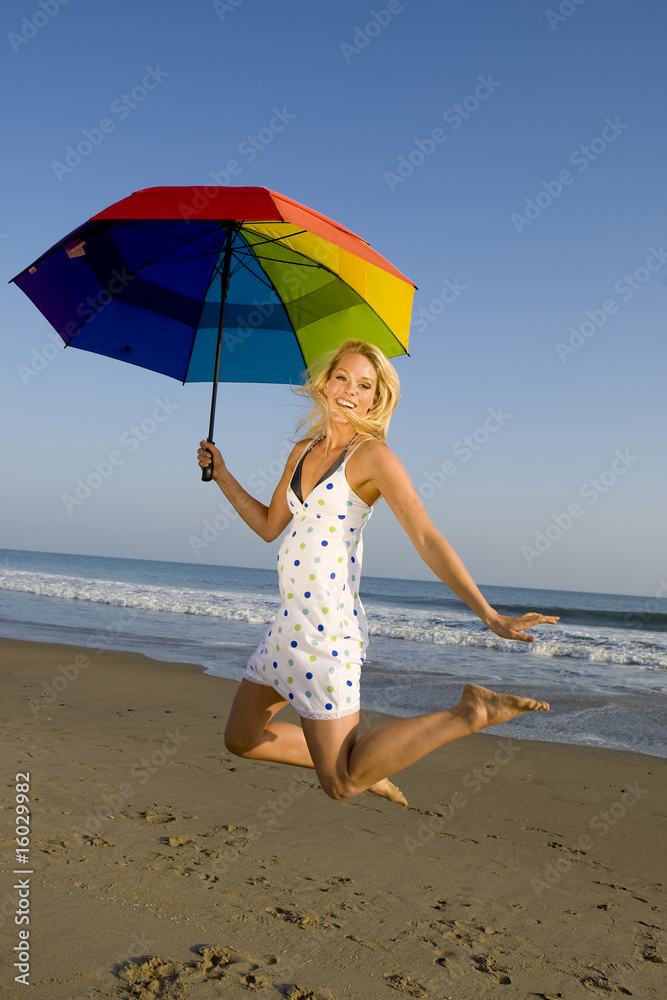 Woman at the beach