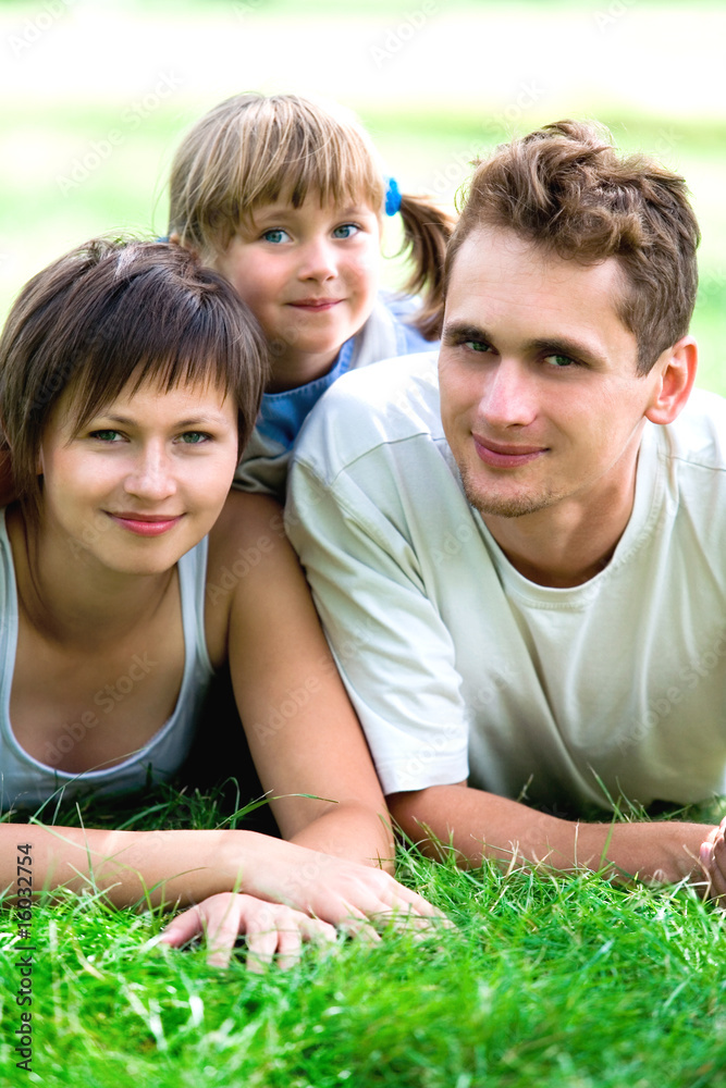 Fototapeta premium Family outdoors