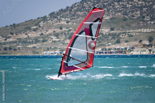 Windsurfing in Alacati, Cesme, Turkey © senai aksoy