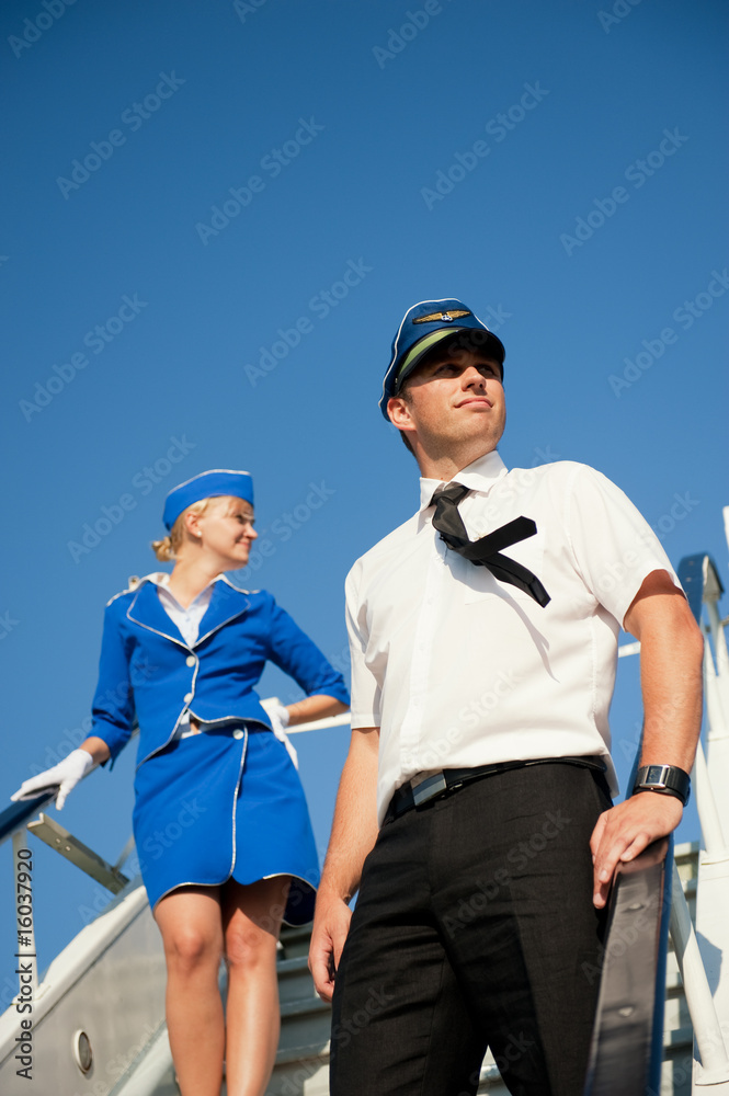 Cabin crew couple Cabin crew couple