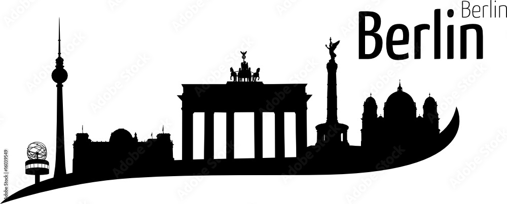 Wallpaper Berlin Stock Vector | Adobe Stock