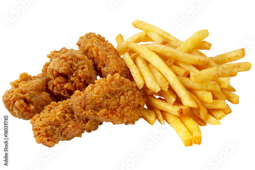 Chicken and French fries