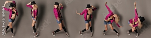 Slika na platnu streetdance collage