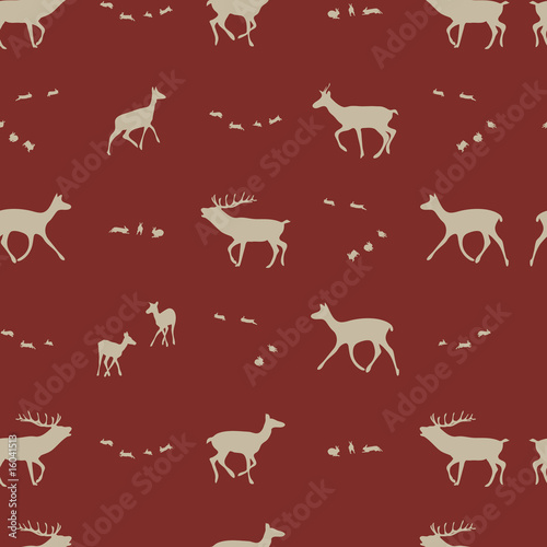 seasonal repeating  pattern, vector illustration