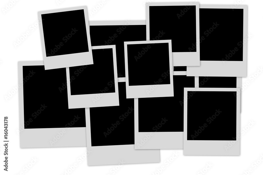 empty photo frames pile empty photo frames pile