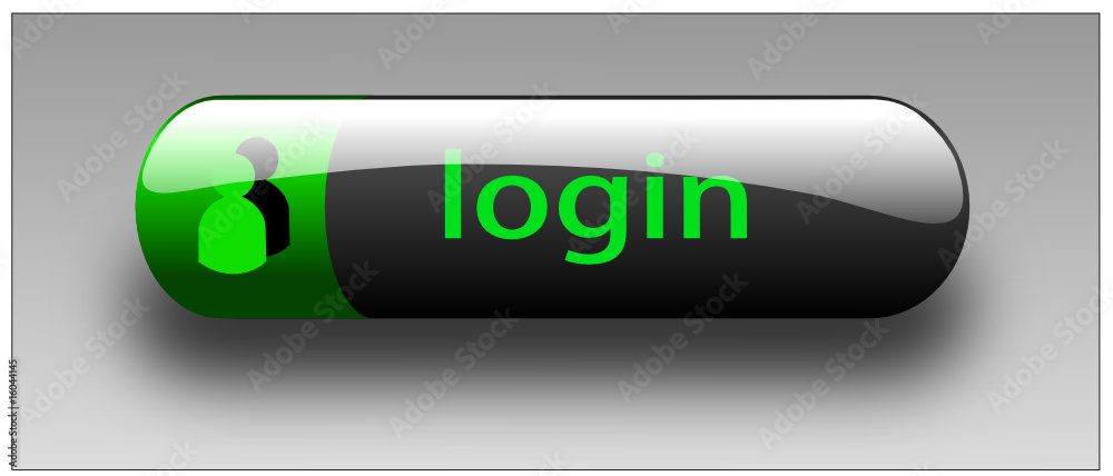 Button Login grün Button Login grün