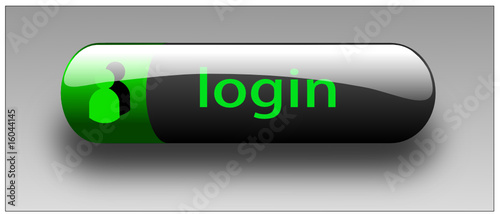 Button Login grün