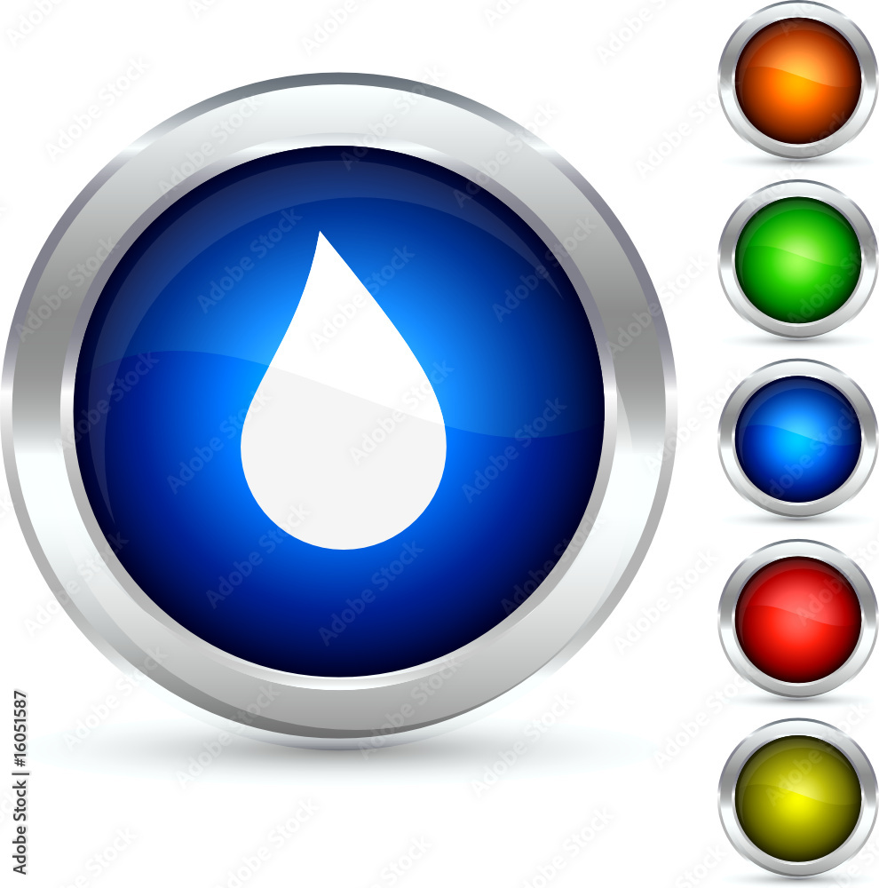 Drop detailed button. Vector illustration Drop detailed button. Vector illustration