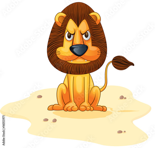 Fototapeta Naklejka Na Ścianę i Meble -  sitting lion