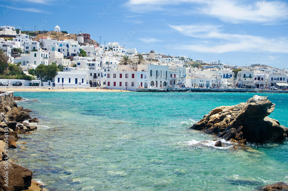 Fototapeta premium Mykonos by Seaside