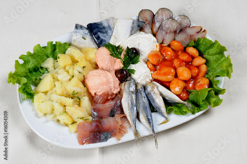 Shrimp salad with sweet dressing