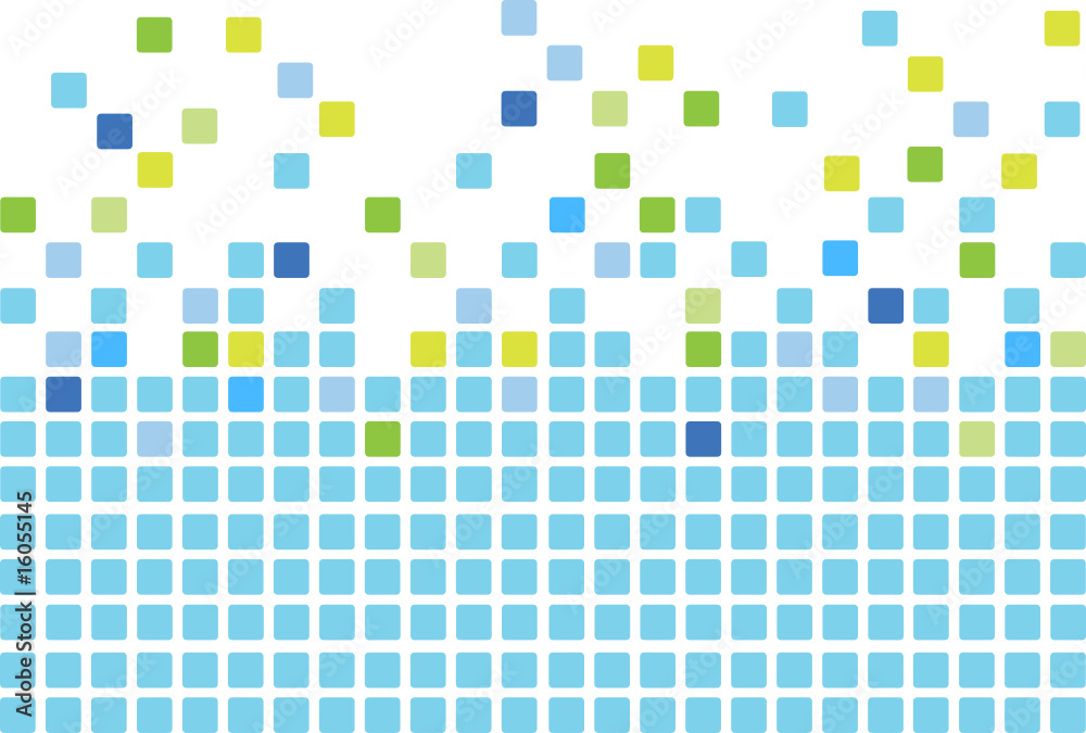 Simple mosaic tiles background in blue color Simple mosaic tiles background in blue color