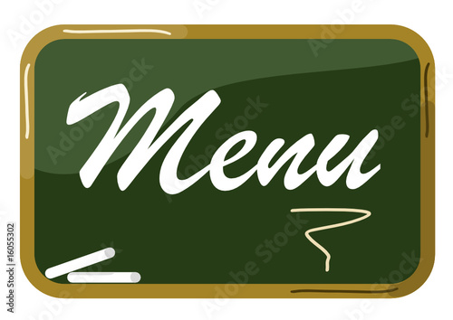Menu du restaurant