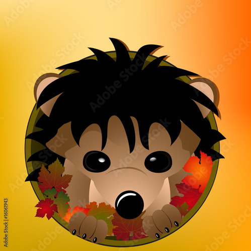 autumn hedgehog