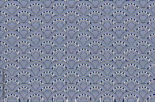 Rayures bleues