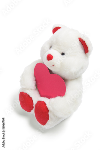 Teddy Bear with Love Heart © Silkstock