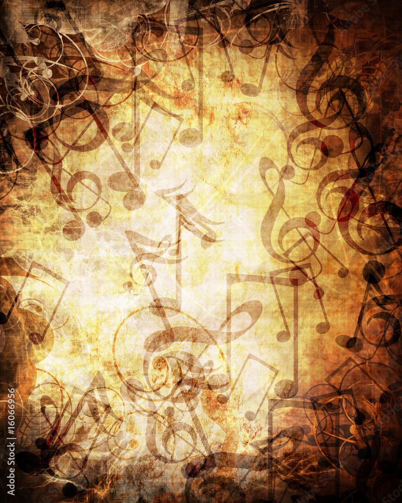 Fototapeta premium music sheet