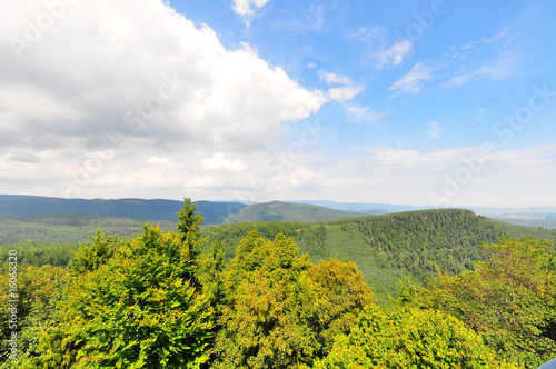 View of Alsace from Mount Sainte Odile, France