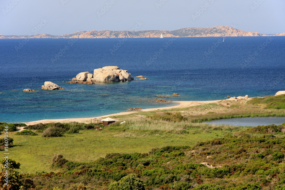 Naklejka premium South Licciola beach