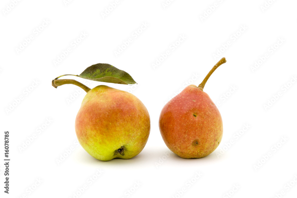 Pear on a white background Pear on a white background