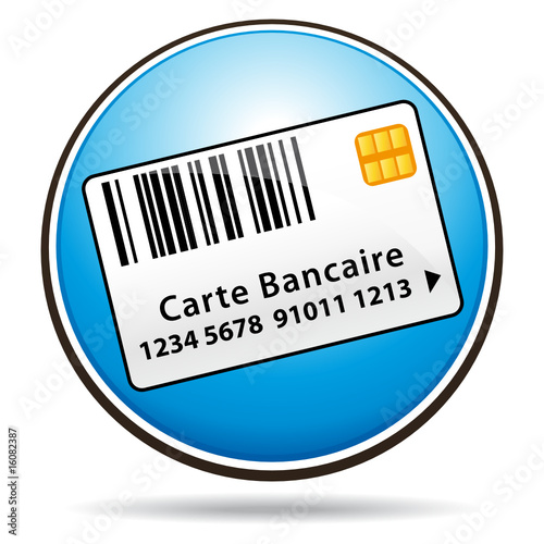 Carte bancaire icône