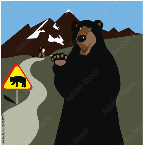 Bear scare warning