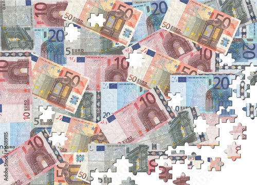 Euros jigsaw background