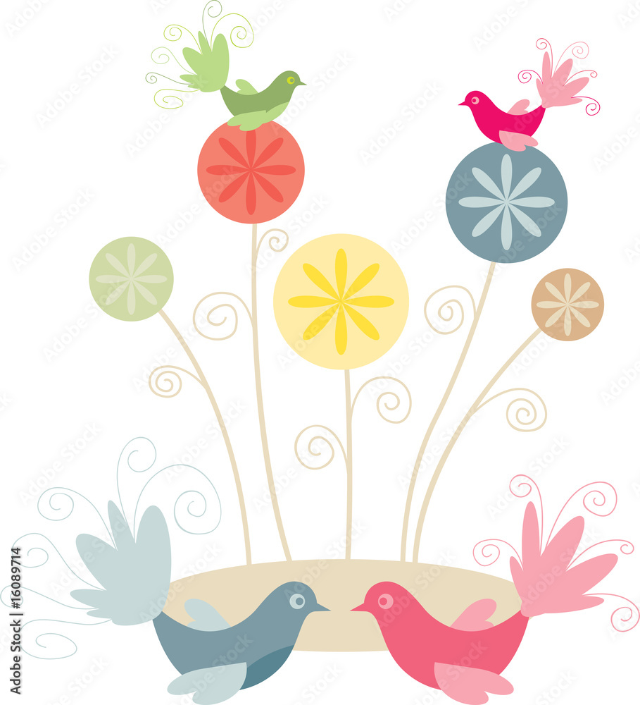Abstract flower design Abstract flower design