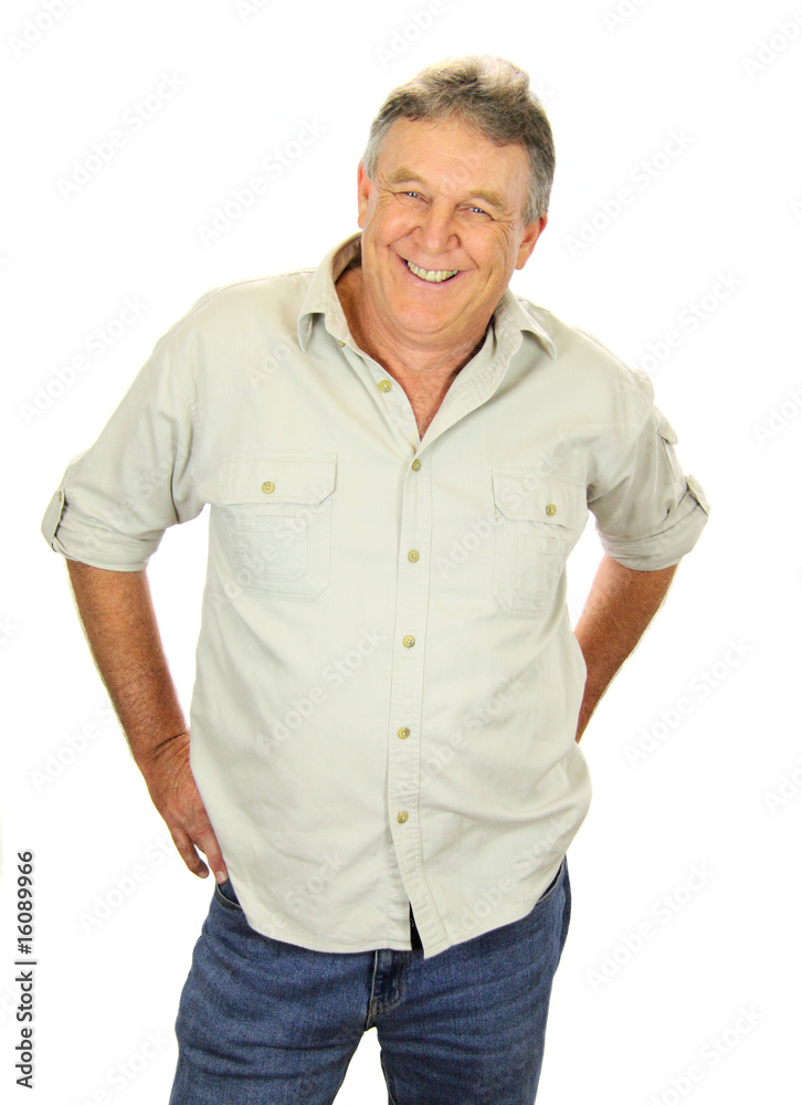 Casual Middle Aged Man Casual Middle Aged Man