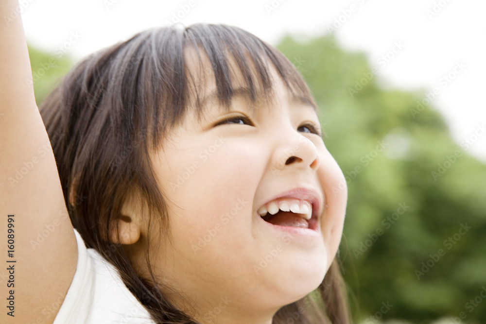 笑顔の女の子 笑顔の女の子
