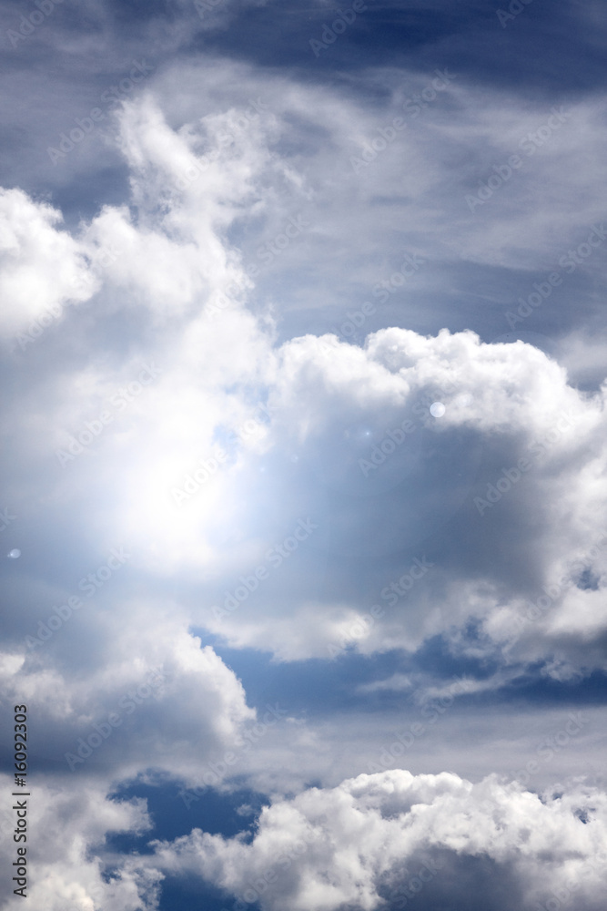 Celestial landscape with heavenly body Celestial landscape with heavenly body