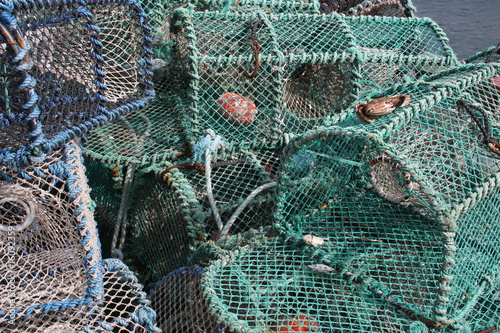 Lobster Pots at a North East Coastal Town