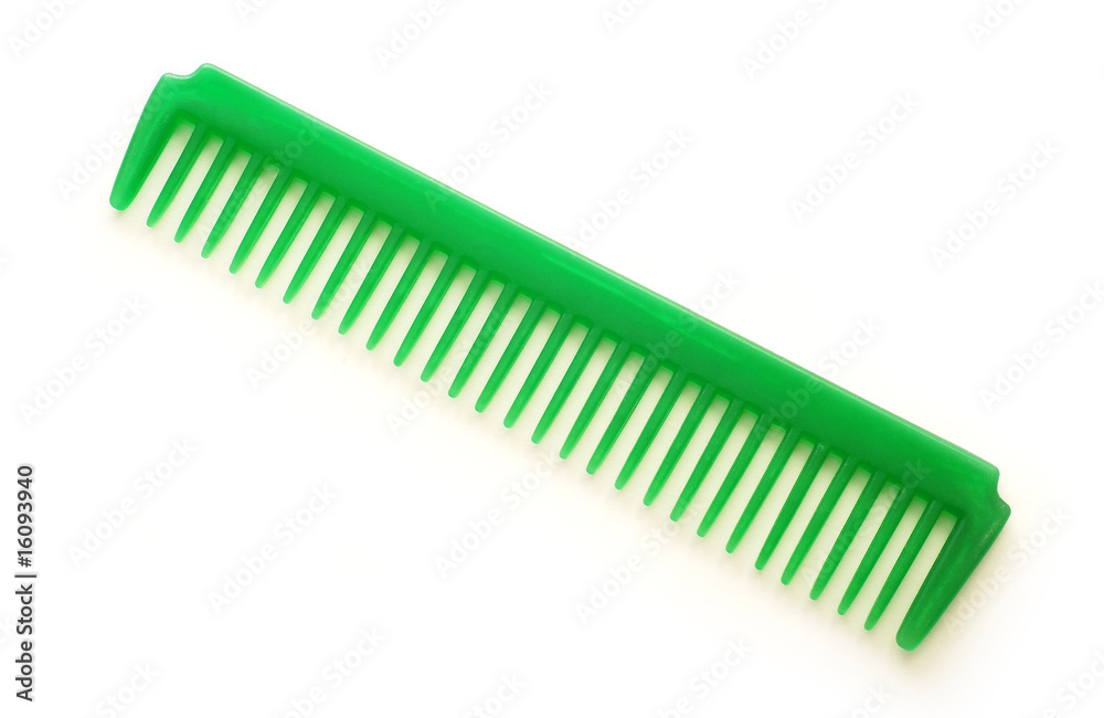 green comb isolated green comb isolated