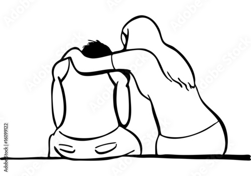 grieving man white