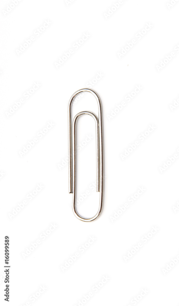 Paper clip on white background Paper clip on white background