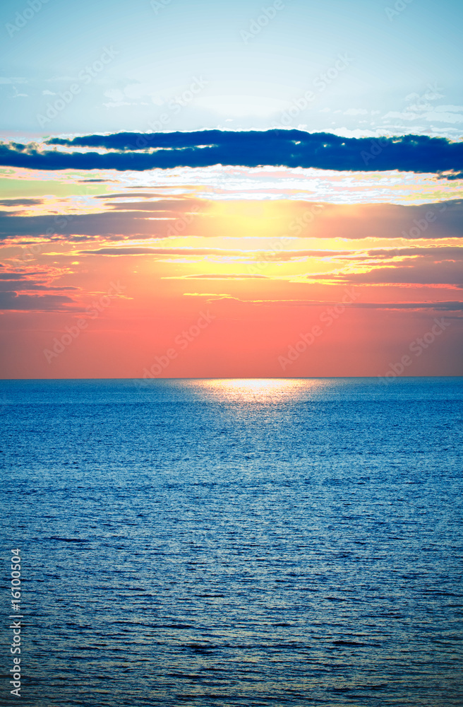 Obraz premium Sea sunset