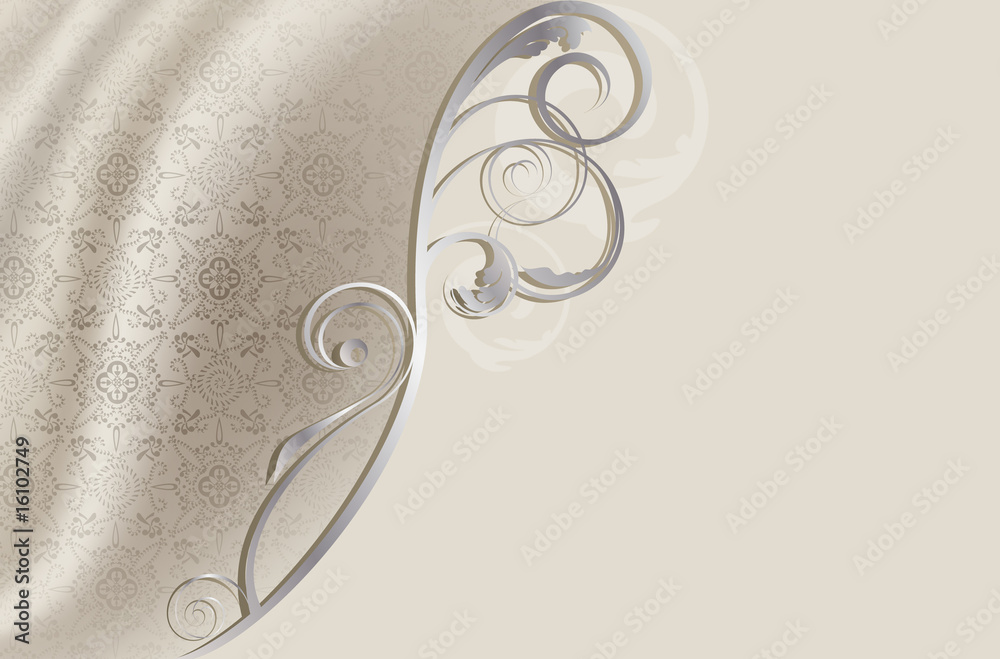 floral silver