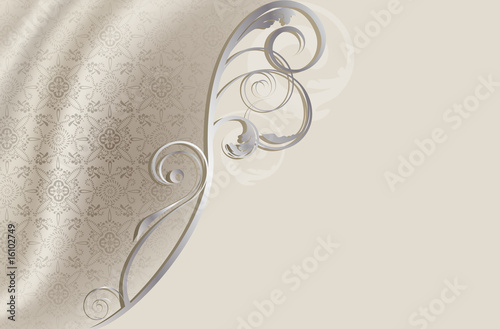 floral silver